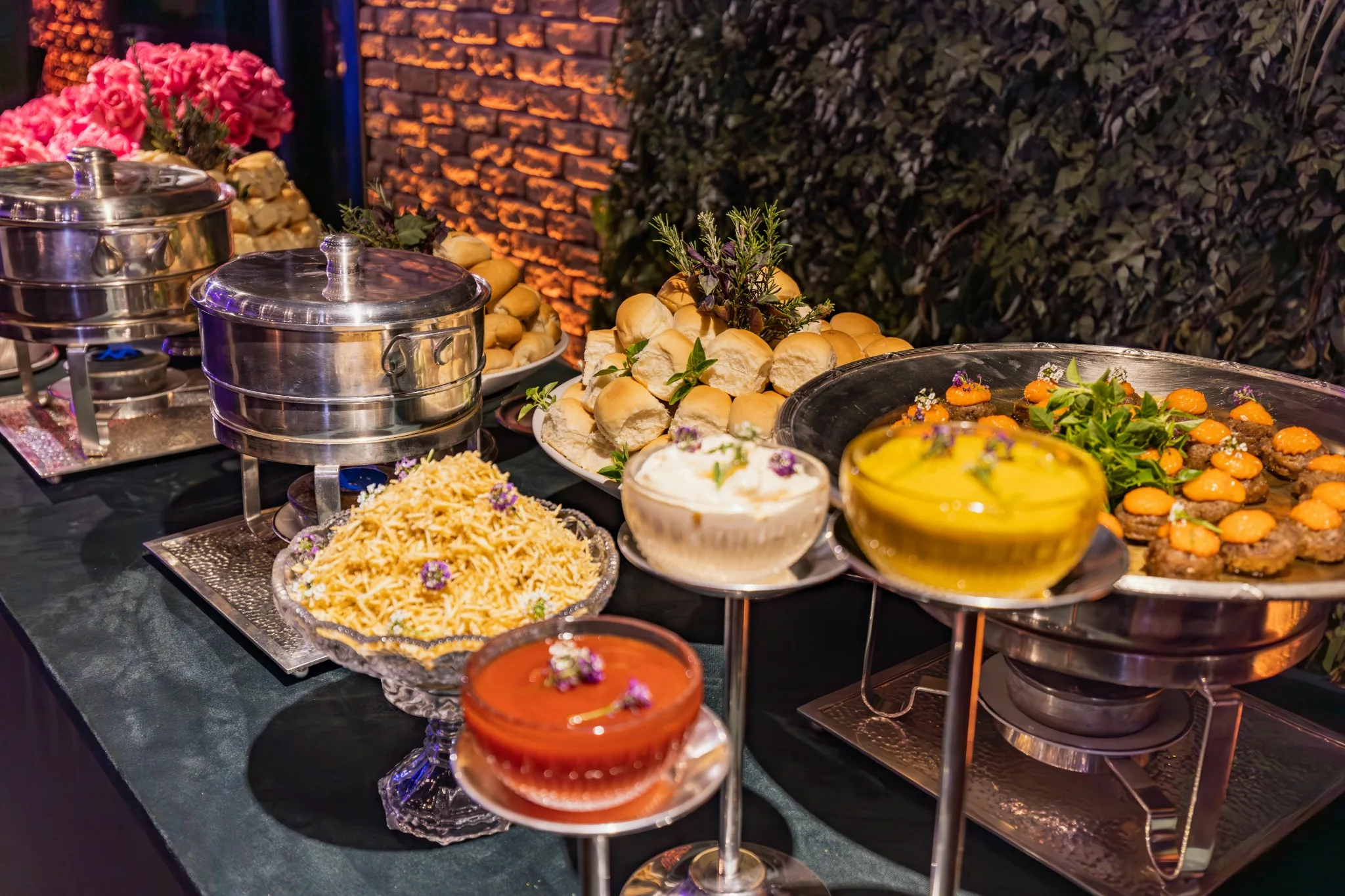 Asian Pepper House Catering Spread